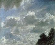 John Constable Study of clouds at Hampstead oil